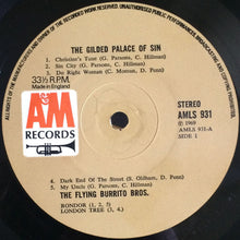 The Flying Burrito Bros : The Gilded Palace Of Sin (LP, Album)