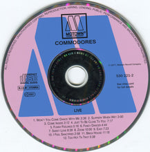 Commodores : Live! (CD, Album, RE)