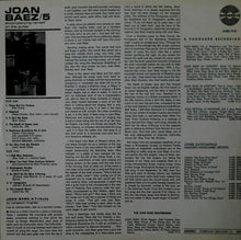 Joan Baez : 5 (LP, Album, Mono)
