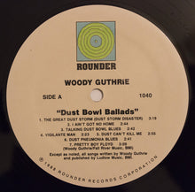 Woody Guthrie : Dust Bowl Ballads (LP, Comp, Mono, RE)