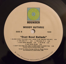 Woody Guthrie : Dust Bowl Ballads (LP, Comp, Mono, RE)