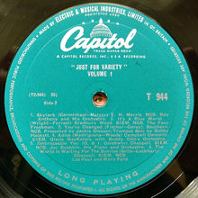Various : Just For Variety Vol. 1 (LP, Comp)