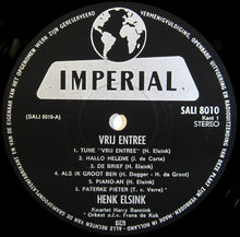 Henk Elsink : Vrij Entree (LP, Album, RP)
