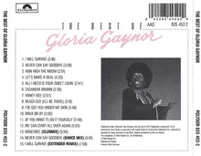 Gloria Gaynor : The Best Of (CD, Comp, RE)