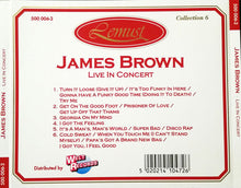 James Brown : Live In Concert (CD)