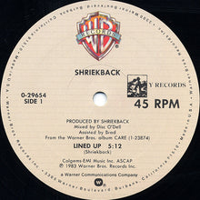 Shriekback : Lined Up (12", Maxi)