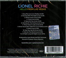 Lionel Richie : Hello From Las Vegas (CD, Album)