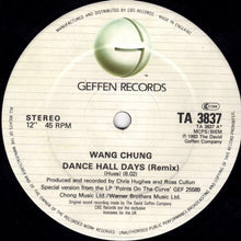Wang Chung : Dance Hall Days (12", Single)