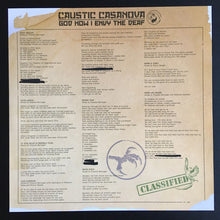 Caustic Casanova : God How I Envy The Deaf  (LP, Album, Ltd, Yel)