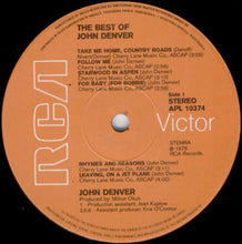 John Denver : The Best Of John Denver (LP, Comp)