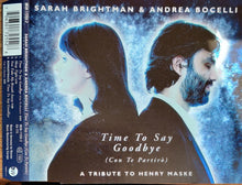 Sarah Brightman & Andrea Bocelli : Time To Say Goodbye (Con Te Partirò) (CD, Maxi)
