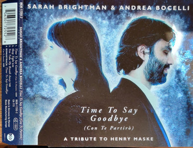 Sarah Brightman & Andrea Bocelli : Time To Say Goodbye (Con Te Partirò) (CD, Maxi)