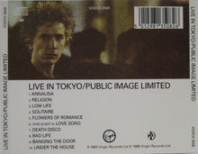 Public Image Limited : Live In Tokyo (CD, Album, RE)