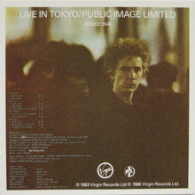 Public Image Limited : Live In Tokyo (CD, Album, RE)