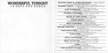 Various : Wonderful Tonight - 14 Soft Pop Songs (CD, Comp)