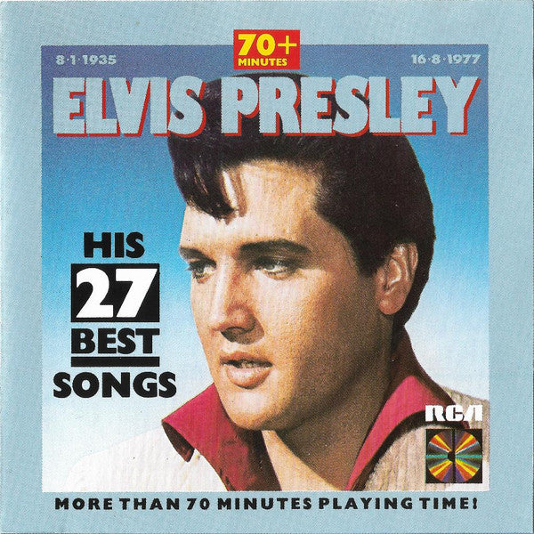 Elvis Presley : His 27 Best Songs (CD, Comp, RE)