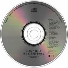Elvis Presley : His 27 Best Songs (CD, Comp, RE)