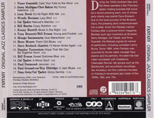 Various : Fantasy Original Jazz Classics Sampler (CD, Comp, RM, Smplr)