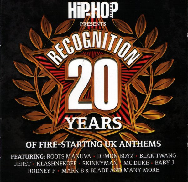 Various : Hip-Hop Connection Presents Recognition - 20 Years Of Fire-Starting UK Anthems (2xCD, Comp)