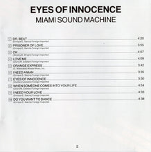 Miami Sound Machine : Eyes Of Innocence (CD, Album, RE)