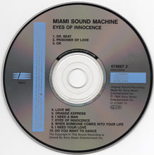 Miami Sound Machine : Eyes Of Innocence (CD, Album, RE)