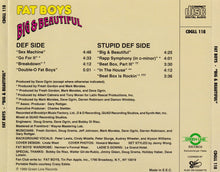 Fat Boys : Big & Beautiful (CD, Album)