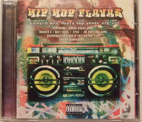 Various : Hip Hop Flavas - Gangsta Rap Meetz Old Skool Hip Hop (CD, Comp)
