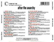 Various : After The Anarchy (CD, Comp)