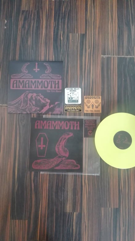 Amammoth : The Fire Above (LP, Album, Ltd, S/Edition, Yel)