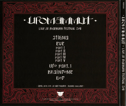 Ufomammut : Live At Roadburn Festival 2011 (CD, Album)