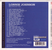 Lonnie Johnson (2) : Why Should I Cry (CD, Comp, Car)