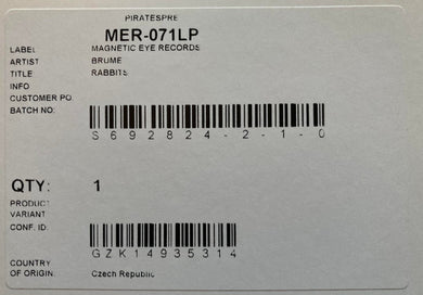 Brume (4) : Rabbits (LP, TP)