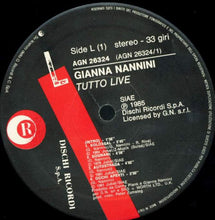 Gianna Nannini & The Primadonnas : Tutto Live (2xLP, Album)