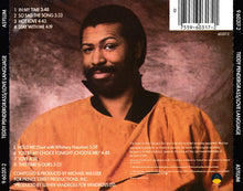 Teddy Pendergrass : Love Language (CD, Album, Tar)