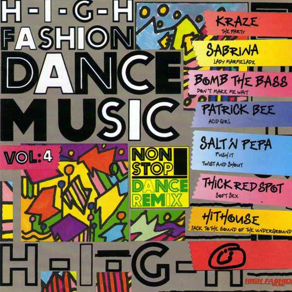 Various : High Fashion Dance Music Vol. 4 (Non Stop Dance Remix)  (CD, Comp, Mixed)