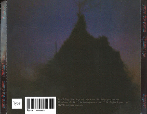 Black To Comm : Alphabet 1968 (CD, Album)