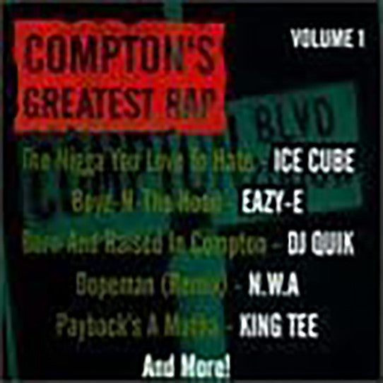 Various : Compton's Greatest Rap Volume 1 (CD, Comp)
