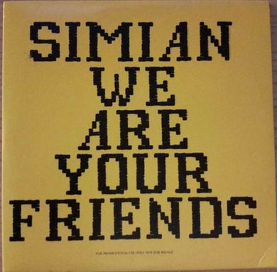 Simian : We Are Your Friends (CD, Album, Promo)