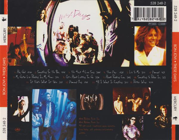 Bon Jovi : These Days (CD, Album, PMD)