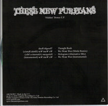 These New Puritans : 'Hidden' Bonus E.P. (CDr, EP)