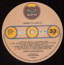 Jesse Winchester : Learn To Love It (LP, Album)
