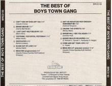Boys Town Gang : The Best Of Boys Town Gang (CD, Comp)