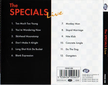 The Specials : Live Too Much Too Young (CD, Album)