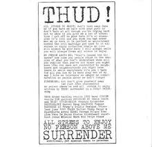Thud! : All Stress To Enjoy (7", EP, Ltd)