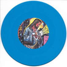 Flaming Sideburns* / Virus* : La Luz De Cristo EP (7", EP, Blu)