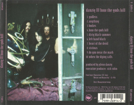 Danzig : Danzig III: How The Gods Kill (CD, Album)