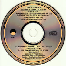 Linda Ronstadt & Nelson Riddle And His Orchestra : What's New (CD, Album, RE)
