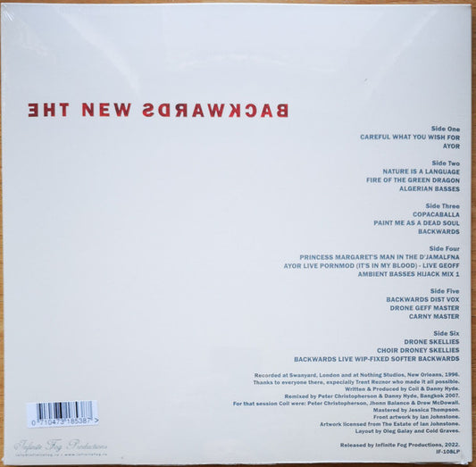 Coil : The New Backwards (3xLP, Album, Ltd, RE, Whi)