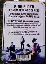 Pink Floyd : A Saucerful Of Secrets (LP, Album, Mono, RE, RM, 180)