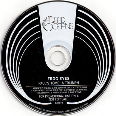 Frog Eyes : Paul's Tomb: A Triumph (CD, Album, Promo)